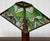 Early 20th Century Antique Arts & Crafts Slag Glass Oak Table Lamp For Sale - Image 5 of 12