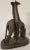 1972 Austin Productions Giraffe Chalkware/Plaster Sculpture Bronzetone Brutalist For Sale - Image 4 of 13