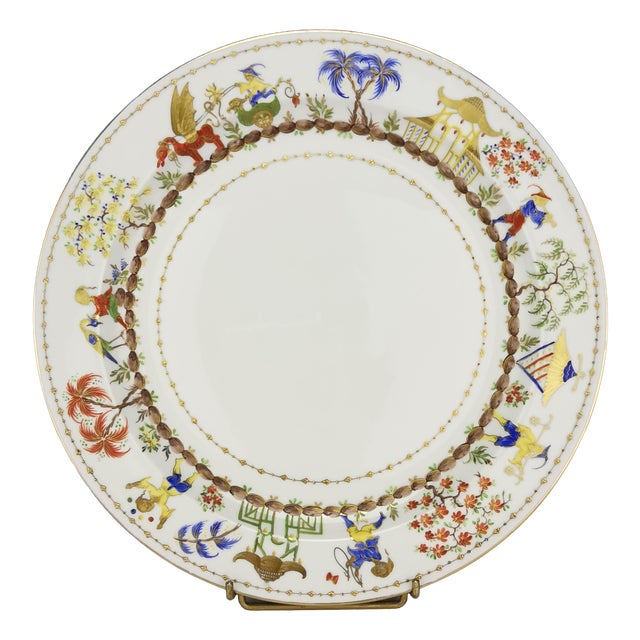 Chinese Circus Flat Serving Dish by Camille Le Tallec for Tiffany & Co., 1987 For Sale