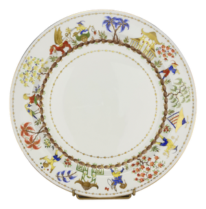 Chinese Circus Flat Serving Dish by Camille Le Tallec for Tiffany & Co., 1987