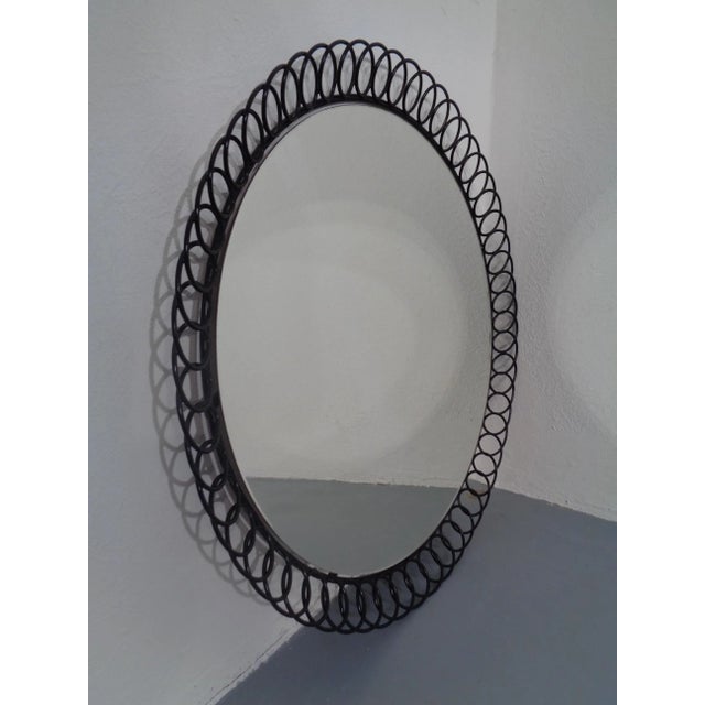 String Metal Mirror, 1960s For Sale - Image 13 of 18