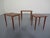 Brown Danish Teak Nesting Tables, 1960s, Set of 3 For Sale - Image 8 of 14