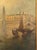 19th Century Large Italian Venetian Scene Oil on Canvas For Sale - Image 5 of 8
