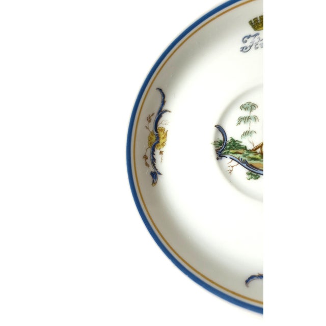 White Italian Richard Ginori Porcelain Jewelry Dish Chinoiserie Italia For Sale - Image 8 of 9