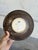 Plate Bowl With White Rim and Carved Pattern Denmark Mid-Century Modern 1960s For Sale In Los Angeles - Image 6 of 10