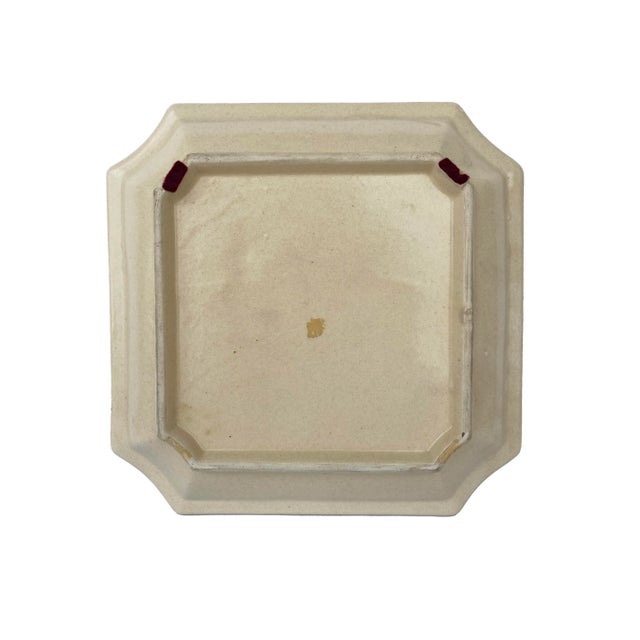 Hand-Painted Japanese Peacock Tray Plate For Sale - Image 11 of 12