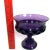 Early 20th Century Amethyst Pressed Glass Pedestal Compote Traditional Victorian For Sale - Image 10 of 10