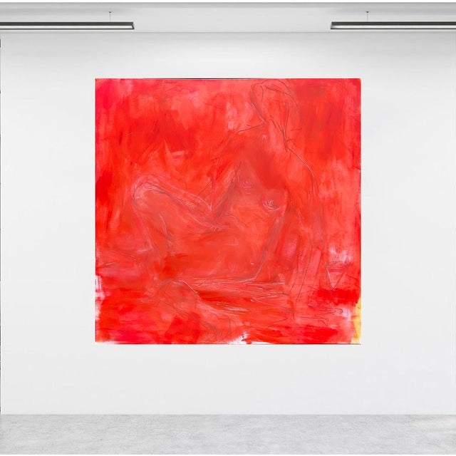 Contemporary Woman With Martini — 60x60 For Sale - Image 3 of 4