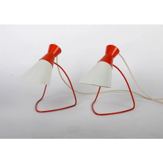 Mid-Century Modern 1618 Desk Lamps by Josef Hurka for Napako, 1950s, Set of 2 For Sale - Image 6 of 6