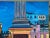 Trafalgar Square Big Ben Westminster London England by British Cityscape Artist For Sale - Image 12 of 12