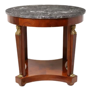 Early 20th Century French Empire / Egyptian Revival Empire Center Table