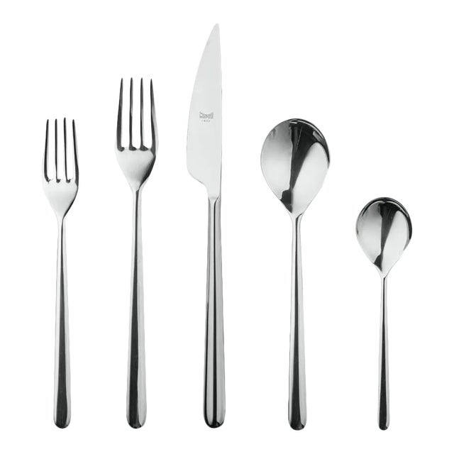 Mepra Linea 5-Piece Flatware Set For Sale