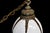 Metal Antique Snowdrop Pendant Light 100" Brass Chain Working Excellent For Sale - Image 7 of 9