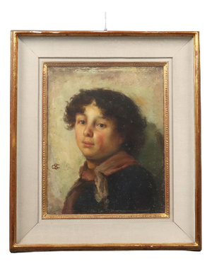 Casimiro Ottone, Portrait, Oil on Canvas