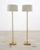 Late 20th Century Pair of Charles Hollis Jones Style Lucite Column Floor Lamps For Sale - Image 17 of 17
