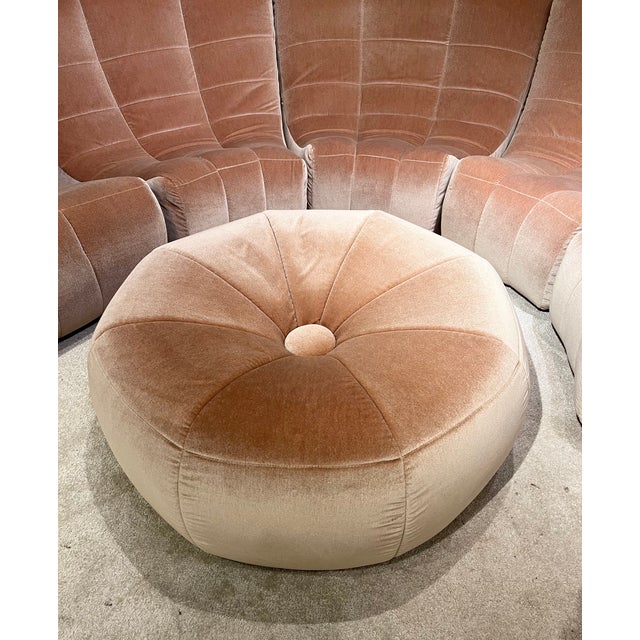 Gilda Sofa and Ottoman by Michel Ducaroy for Ligne Roset, 1972, Set of 5 For Sale - Image 6 of 13