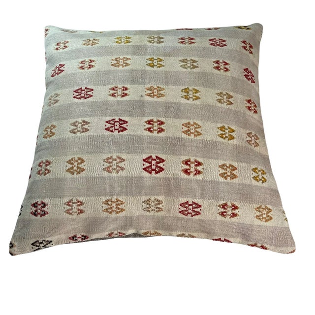 Anatolian Handwoven Kilim Cushion Cover For Sale - Image 10 of 11