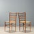 Brown Beech and Woven Cord Chairs, 1950s, Set of 2 For Sale - Image 8 of 11