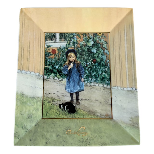 Artis Orbis Porcelain Plate by Carl Larsson for Goebel, 1989 For Sale