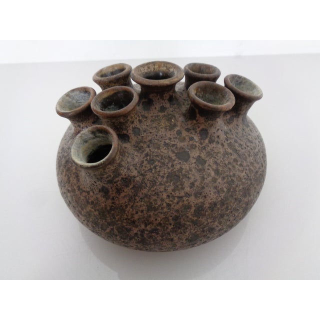 Vintage Studio Ceramic Mushroom Vase, Germany, 1960s For Sale - Image 12 of 12
