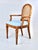 Vintage French Louis XVI Style Cane Back Accent Armchair For Sale - Image 11 of 11