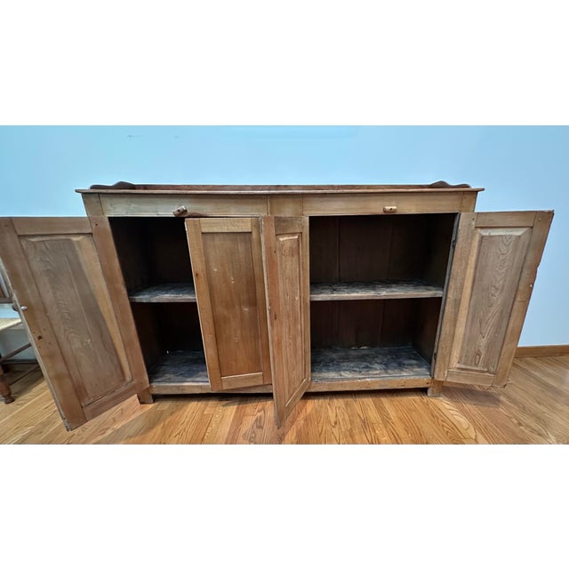 Antique American Four-Door Crock Cabinet For Sale In Washington DC - Image 6 of 8