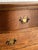Antique Oak Serpentine Chest With Original Casters and Brass Hardware For Sale - Image 9 of 17