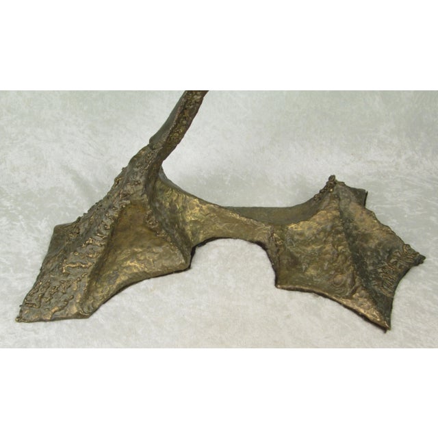 1975 Rogelio Madero De La Pena Bronze Sculpture "Campana en El Norte" For Sale - Image 17 of 18