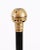 Metal Antique French Siren Handled Walking Stick Cane, 1890s For Sale - Image 7 of 10