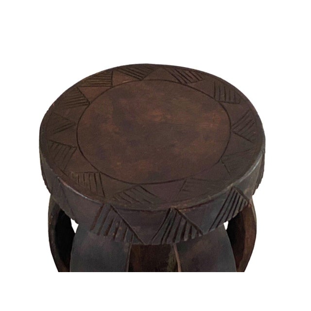 Vintage African Baga Low Stool Guinea-Bissau For Sale - Image 4 of 5
