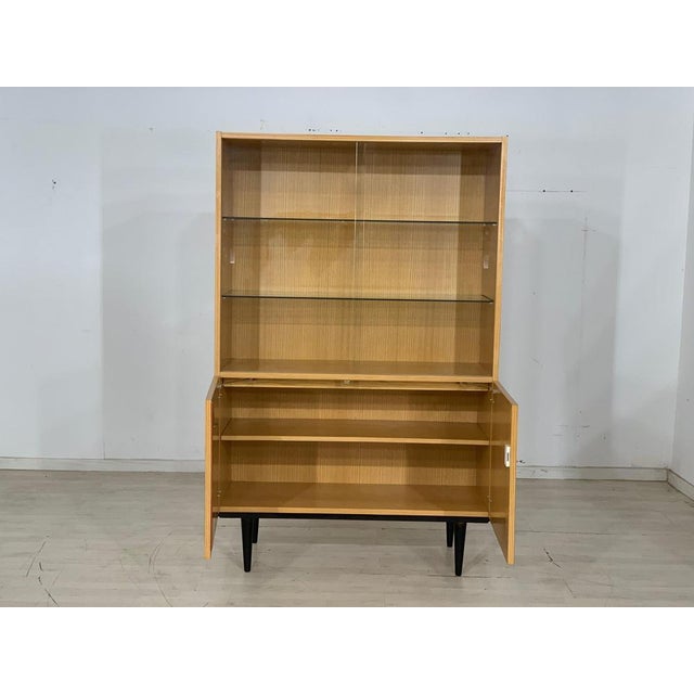 A very nice highboard• german design • 70s • cherry tree • key available • good condition dimensions: height: 156 cm...