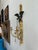 Wood Pair of Antique Italian Carved Wood Candle Power Neoclassical Wall Sconces. For Sale - Image 7 of 7