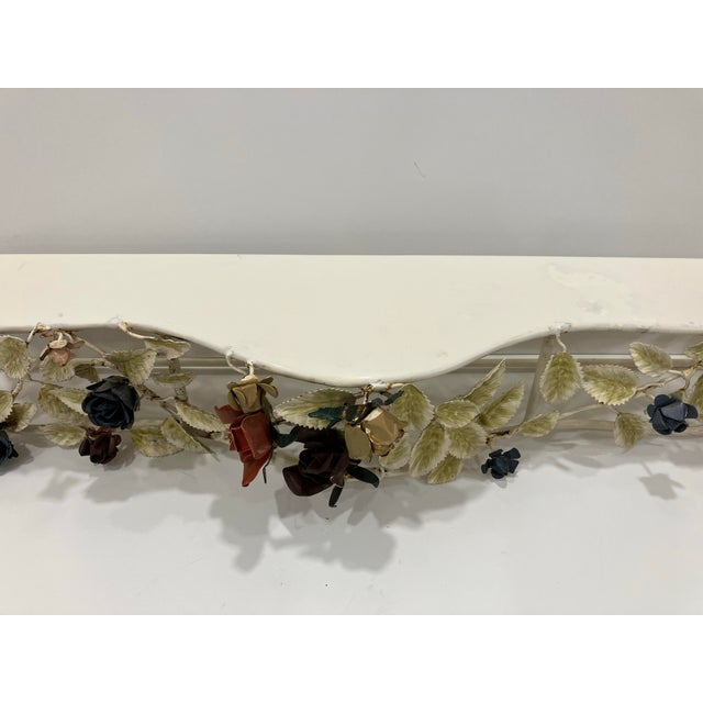 Italian 1950s Italian Tole Console Shelf For Sale - Image 3 of 10