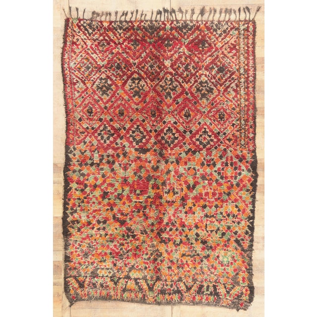 Vintage Beni M'Guild Moroccan Rug, 07'07 X 11'04 For Sale - Image 10 of 10