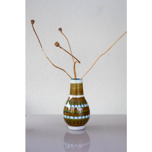 1960s Faenza Vase by Ingrid Atterberg for Upsala Ekeby, Sweden, 1960 For Sale - Image 5 of 13