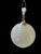 1970s Mid Century Modern Underwriters Laboratories Large Midcentury Pearlescent Glass Lamp For Sale - Image 10 of 12