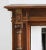 Traditional Antique Hand Carved Walnut Mantel For Sale - Image 3 of 9
