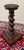 Wood Antique Pair French Louis XIII Barley Twist Pedestals Plant Stands Oak 33" T For Sale - Image 7 of 18