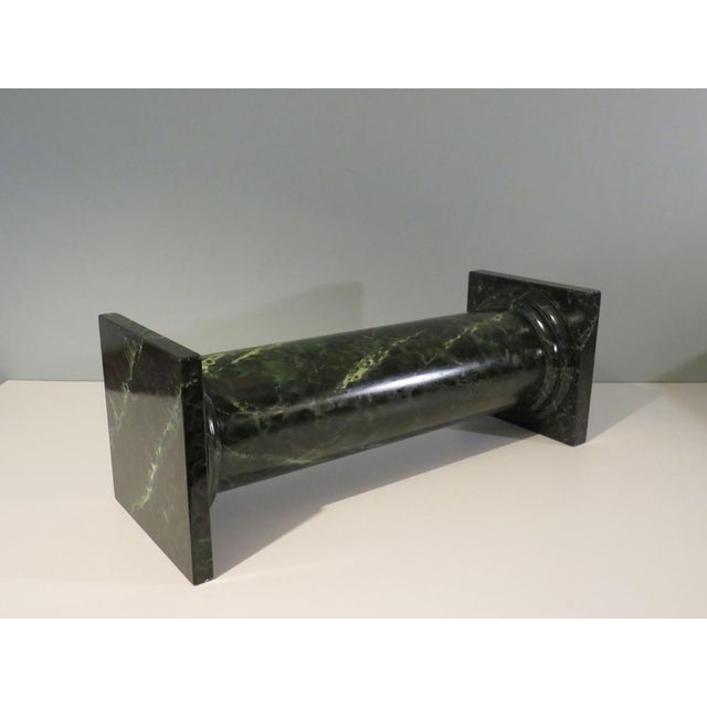 Wood Faux Marble Column, 1950s For Sale - Image 7 of 15