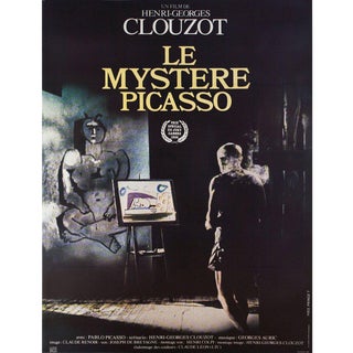 The Mystery of Picasso R1980s French Grande Film Poster For Sale