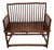 Antique Chinese-Style Hardwood Spindle-Back Bench, Ming Revival Form, Purchased in Singapore For Sale