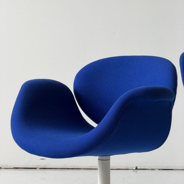 c. 1960s. Netherlands. Price is for the set. Contact us if you’d like to purchase a single item. Blue Kvadrat Tonus fabric