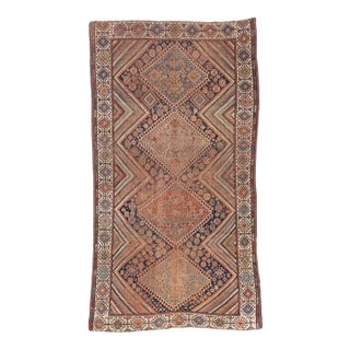 Early 20th Century Nomadic Beauty Southwest Persian Khamseh Rug 5 x 9 For Sale