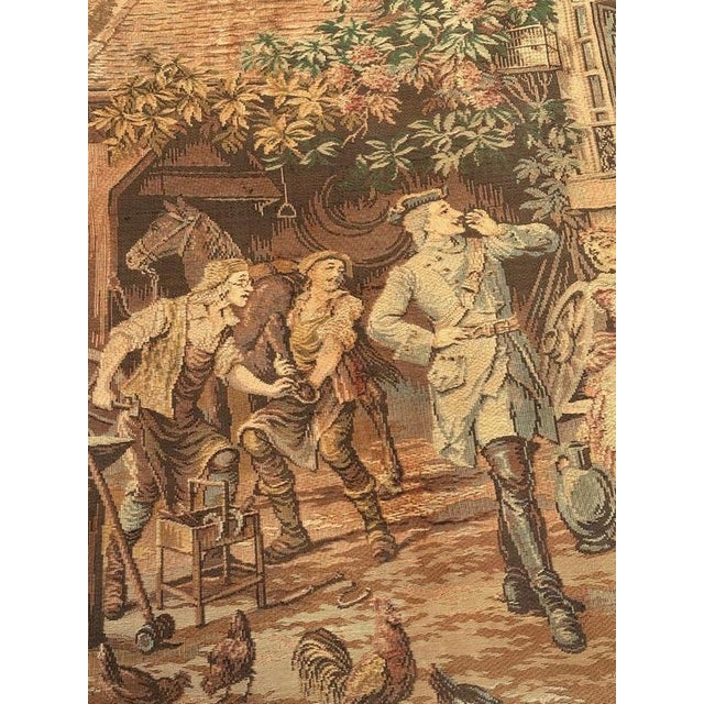 Vintage Aubusson Jacquard Tapestry, 1960s For Sale - Image 14 of 18