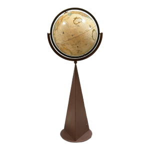 Tom Torrens Replogle World Floor Globe on Cast Metal Stand