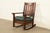 Gustav Stickley Antique Mission Oak Arts & Crafts Rocking Chair | Circa 1910 For Sale - Image 13 of 13