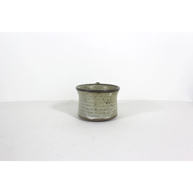Late 20th Century Vintage Studio Pottery Mug Signed For Sale - Image 5 of 9