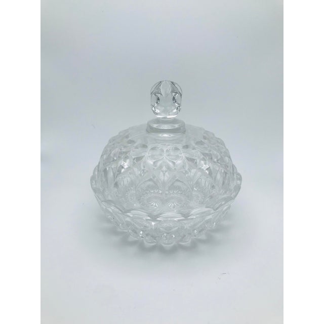 Vintage Nachtmann Anglia Lidded Candy Dish Bowl Fine Bavarian Crystal