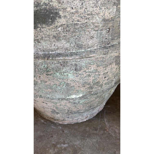 Olive Mediterranean Barrel Olive Jars, Patinated Terracotta For Sale - Image 8 of 13