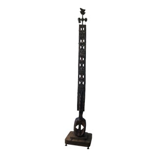 Handcrafted Floor Lamp For Sale